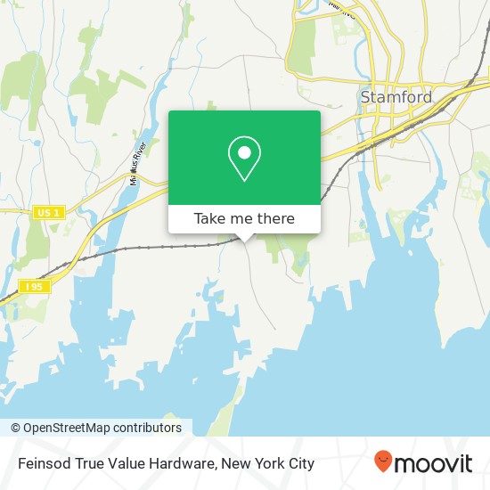 Mapa de Feinsod True Value Hardware