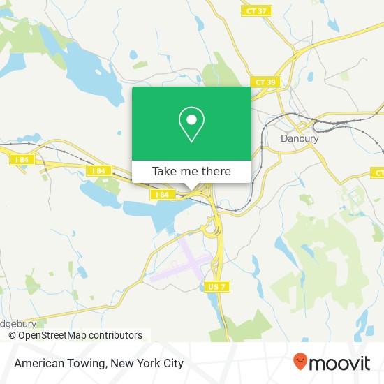 Mapa de American Towing