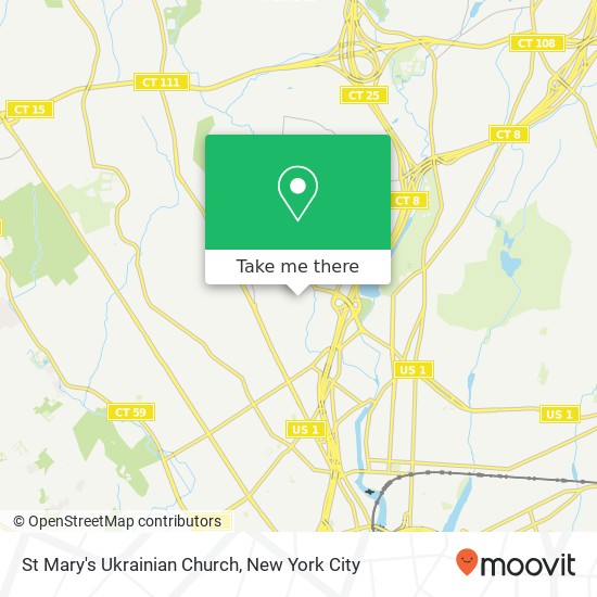 St Mary's Ukrainian Church map