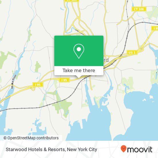 Starwood Hotels & Resorts map