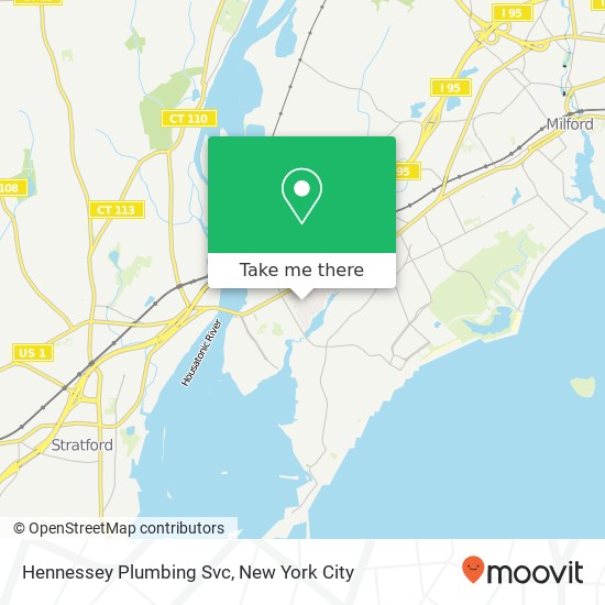 Hennessey Plumbing Svc map