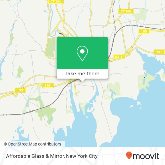 Mapa de Affordable Glass & Mirror