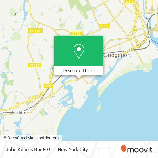 John Adams Bar & Grill map