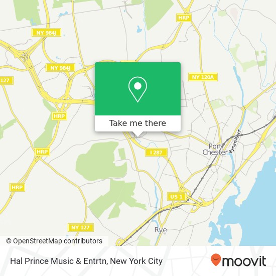 Hal Prince Music & Entrtn map