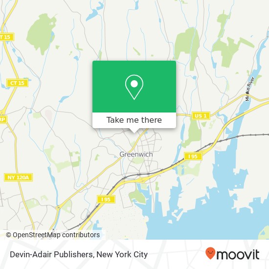 Mapa de Devin-Adair Publishers