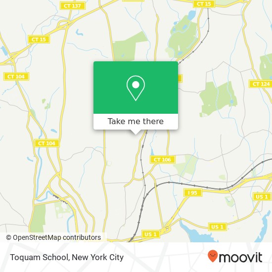 Toquam School map