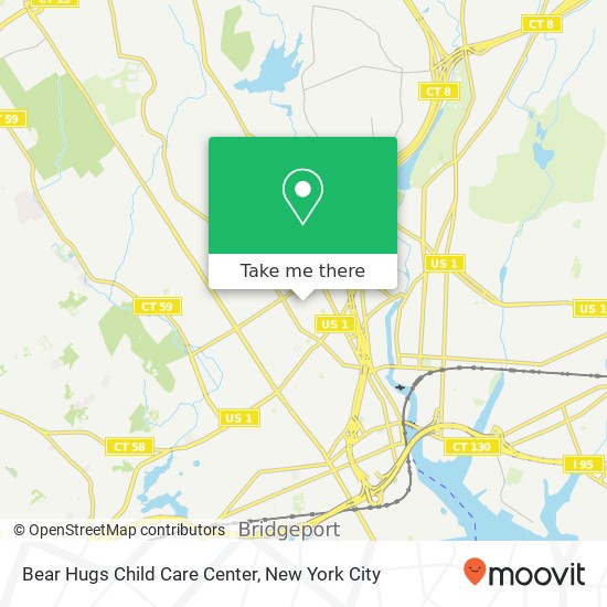 Mapa de Bear Hugs Child Care Center