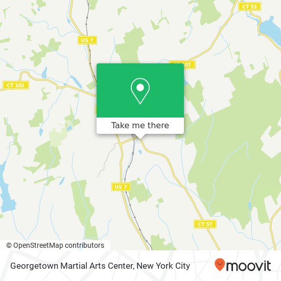 Mapa de Georgetown Martial Arts Center