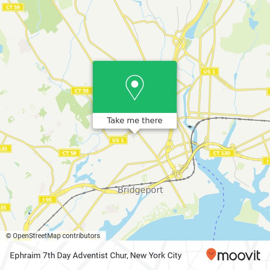 Ephraim 7th Day Adventist Chur map