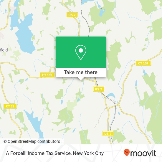 A Forcelli Income Tax Service map
