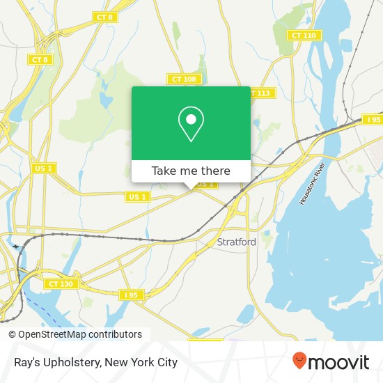 Ray's Upholstery map