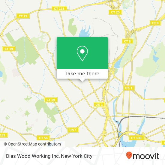 Dias Wood Working Inc map