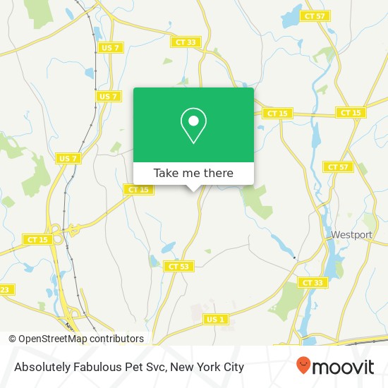 Mapa de Absolutely Fabulous Pet Svc