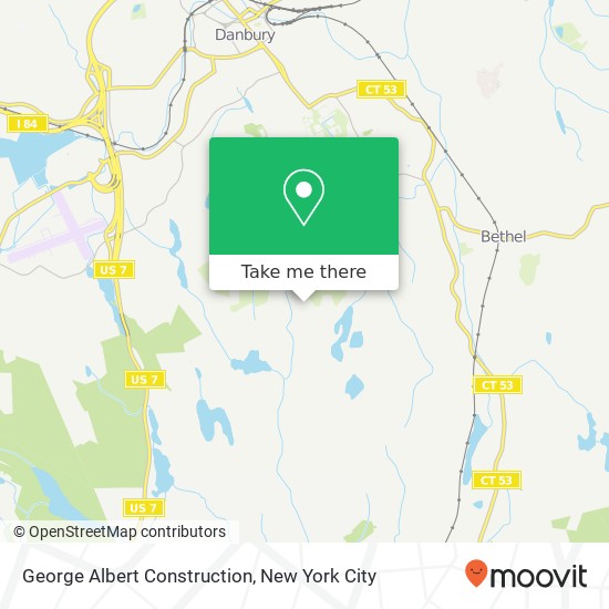 George Albert Construction map