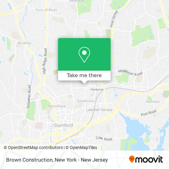 Brown Construction map