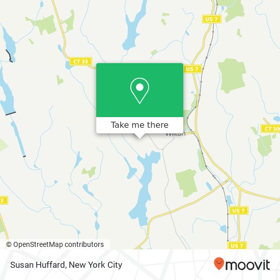 Susan Huffard map