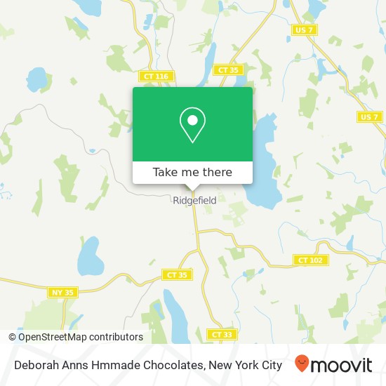 Deborah Anns Hmmade Chocolates map