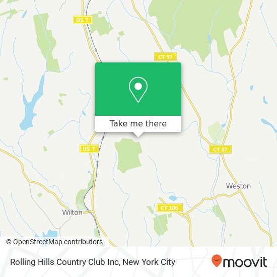 Rolling Hills Country Club Inc map