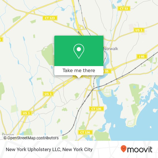 Mapa de New York Upholstery LLC