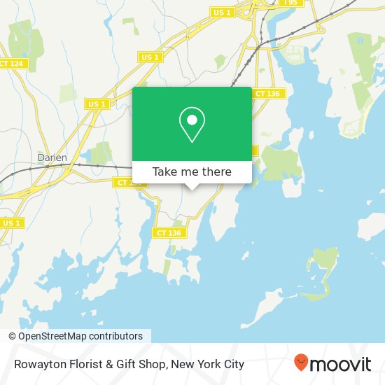 Rowayton Florist & Gift Shop map