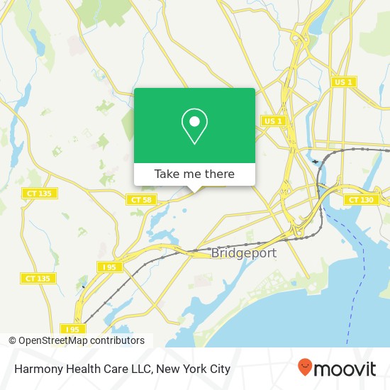 Harmony Health Care LLC map