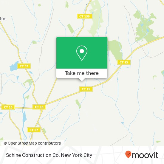 Mapa de Schine Construction Co