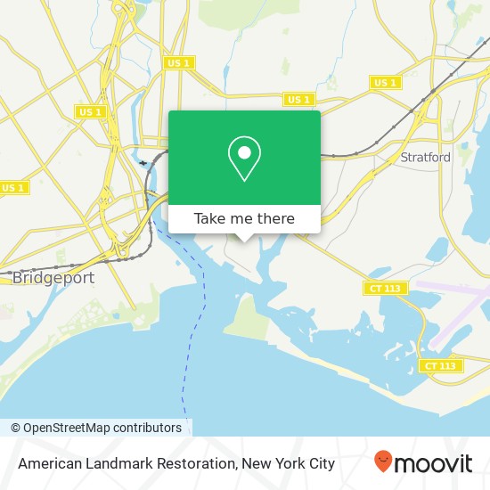 American Landmark Restoration map