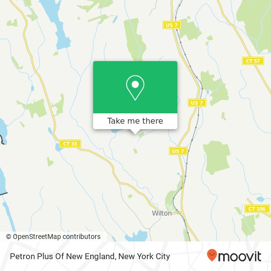 Mapa de Petron Plus Of New England