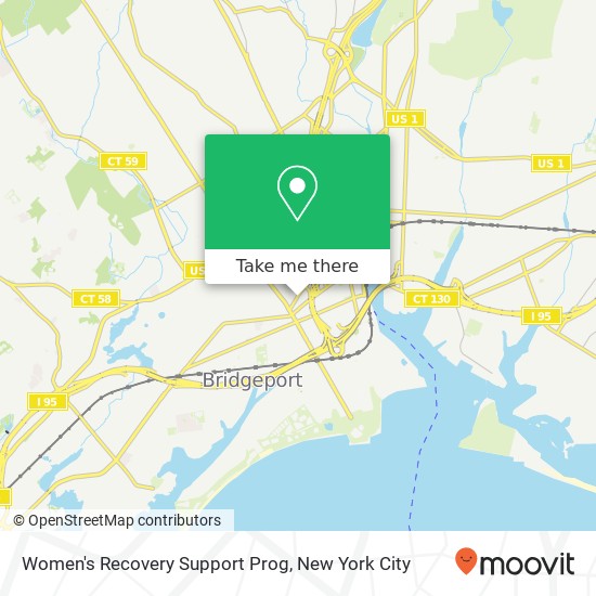 Women's Recovery Support Prog map