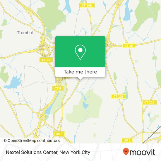Mapa de Nextel Solutions Center