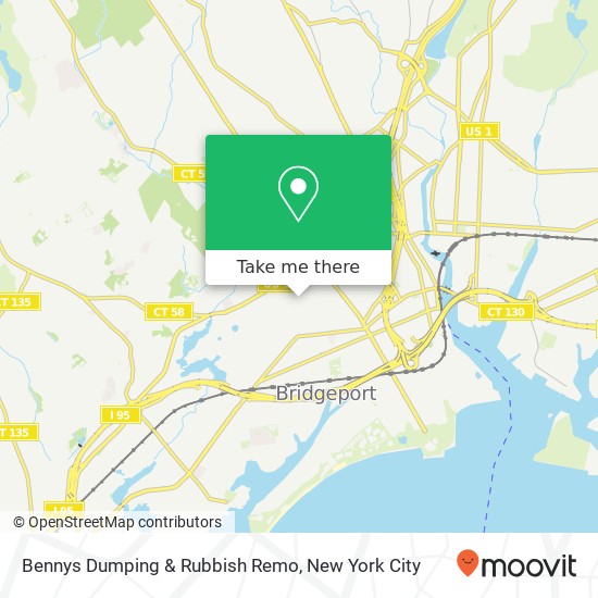 Bennys Dumping & Rubbish Remo map