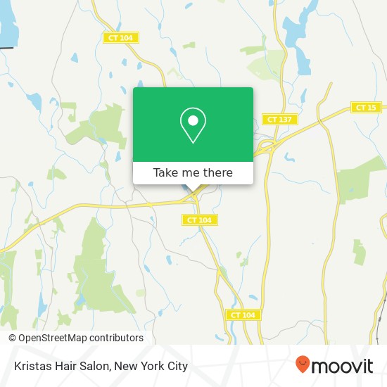 Mapa de Kristas Hair Salon