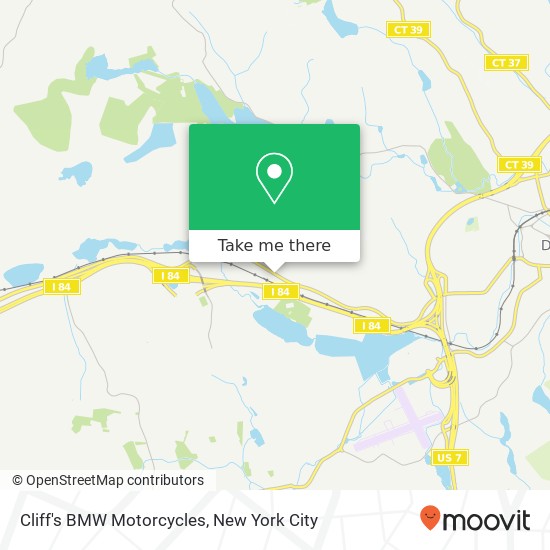 Cliff's BMW Motorcycles map