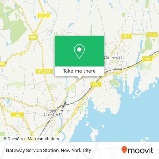 Gateway Service Station map