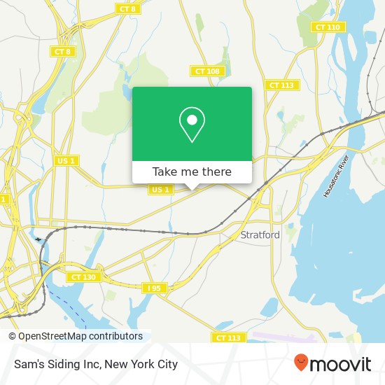 Mapa de Sam's Siding Inc