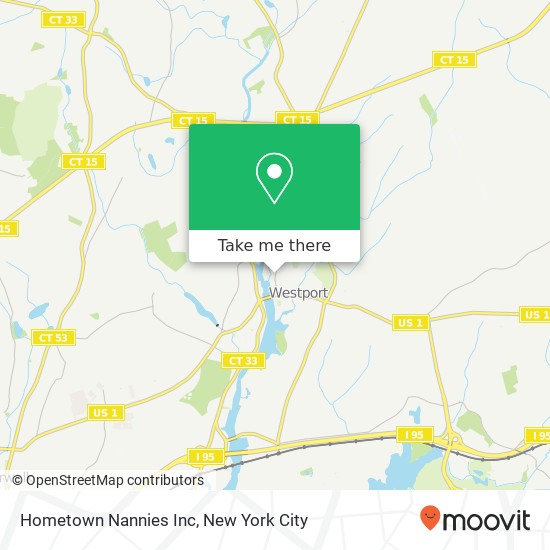 Mapa de Hometown Nannies Inc