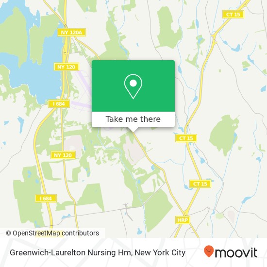 Greenwich-Laurelton Nursing Hm map