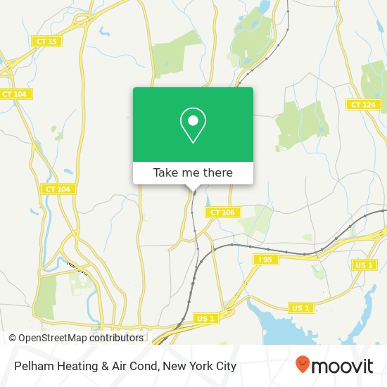 Pelham Heating & Air Cond map