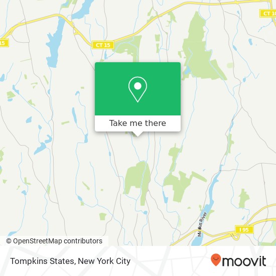 Tompkins States map