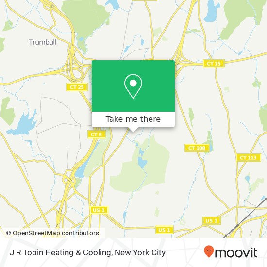 Mapa de J R Tobin Heating & Cooling