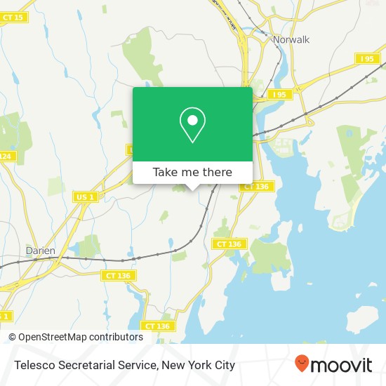 Telesco Secretarial Service map