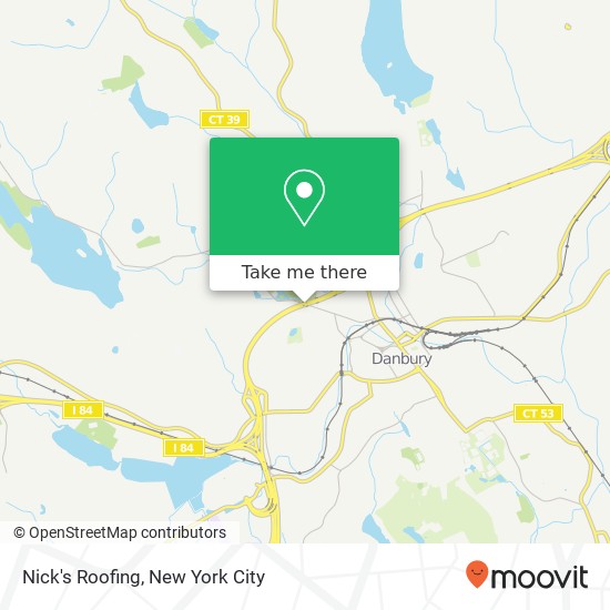 Nick's Roofing map