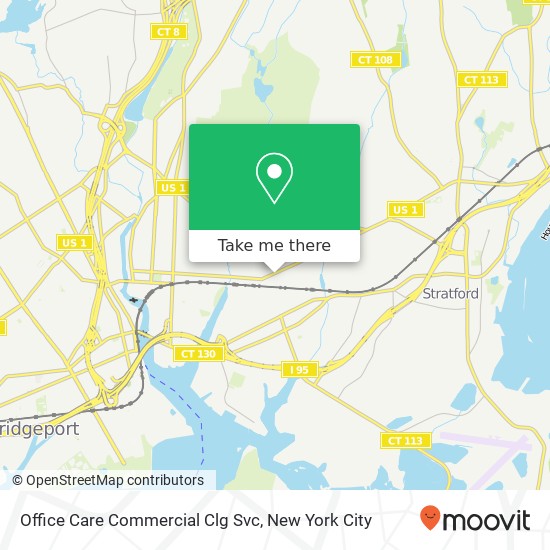 Office Care Commercial Clg Svc map