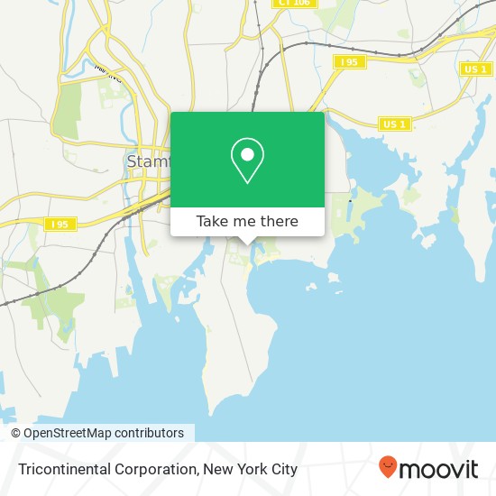 Tricontinental Corporation map