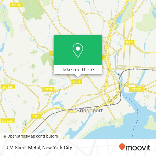 J M Sheet Metal map