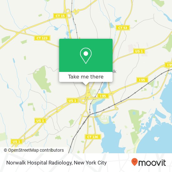 Mapa de Norwalk Hospital Radiology