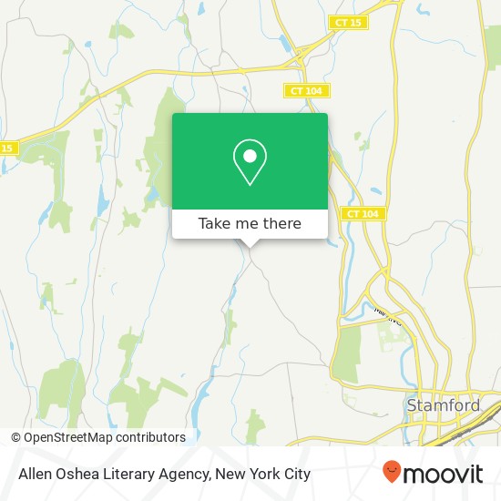 Allen Oshea Literary Agency map