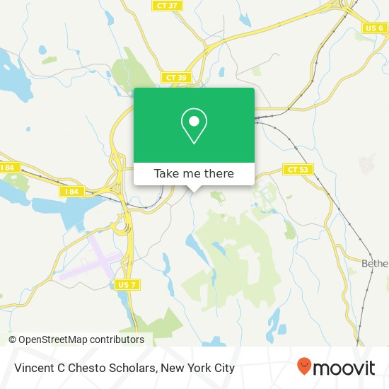 Vincent C Chesto Scholars map