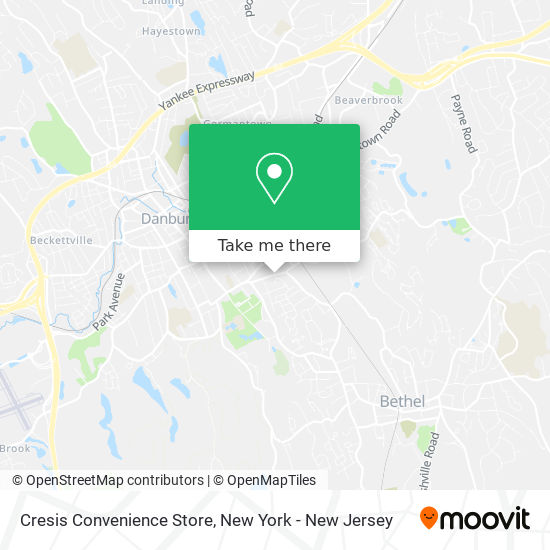 Mapa de Cresis Convenience Store