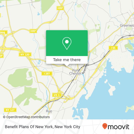 Benefit Plans Of New York map